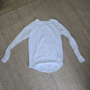 We The Free Arden White Long Sleeve Tee